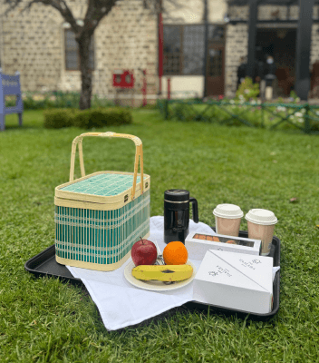 Picnic basket curated